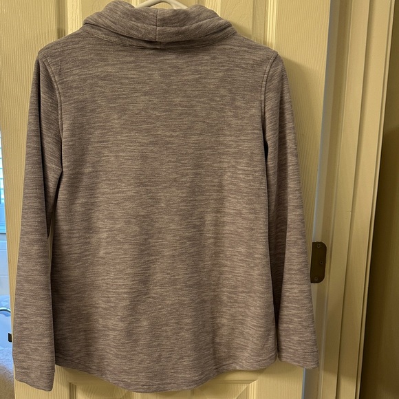 Bass Light Gray Women's Cowl Neck Sweater - Picture 2 of 2